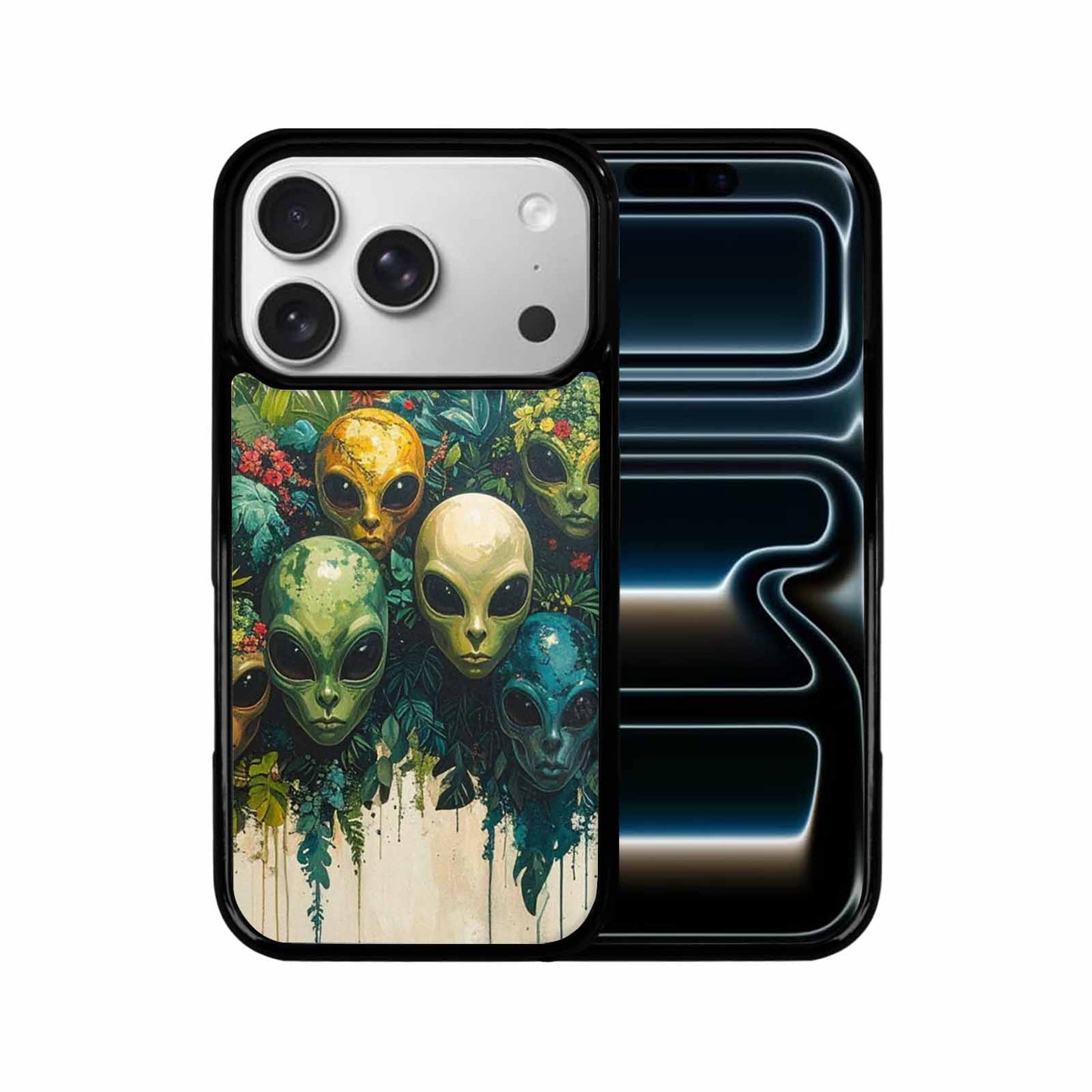 iPhone 17 Pro Case — Aliens Pattern Hundreds Of Sma Alien, Personalized Phone Case