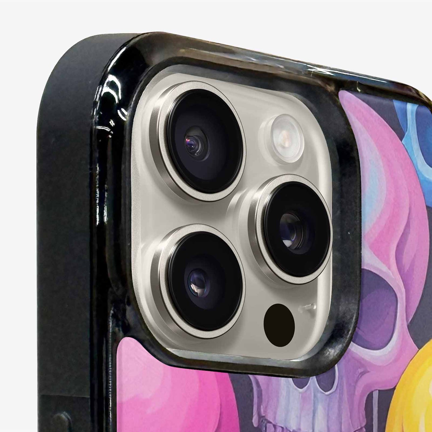 iPhone 16 Pro Max Case — Dripping Candy Skulls, Original Design Phone Case