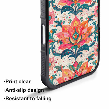 iPhone 17 Pro Max Case — Marble Floral, Custom Phone Case