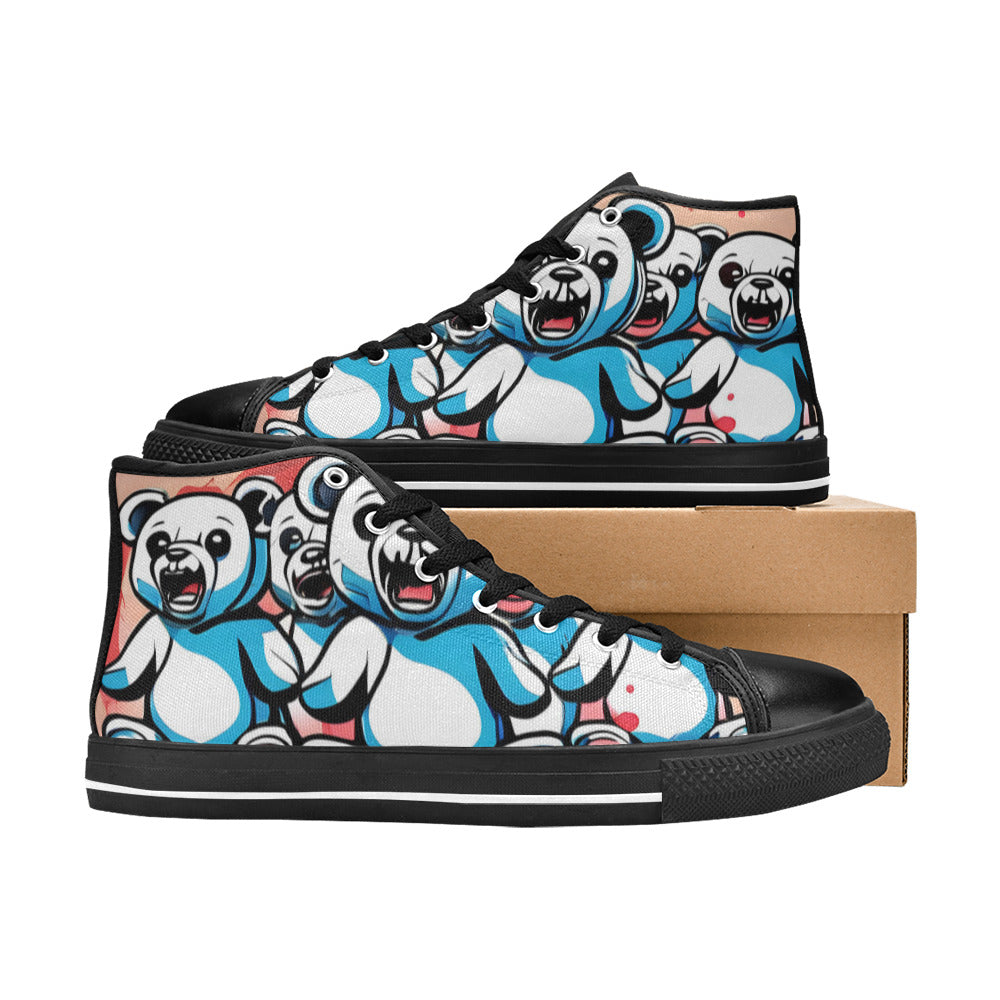 WOMEN'S Bears 4 High Top Canvas Dreamcore Custom Sneakers
