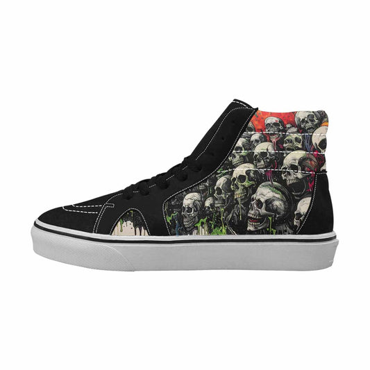 MEN'S Rainbow From Skull S High Top Canvas Dreamlike Custom Shoes