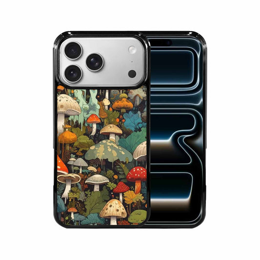 iPhone 17 Pro Max Case — Mushrooms Camomushrooms Patter Bki Camo, Custom Phone Case