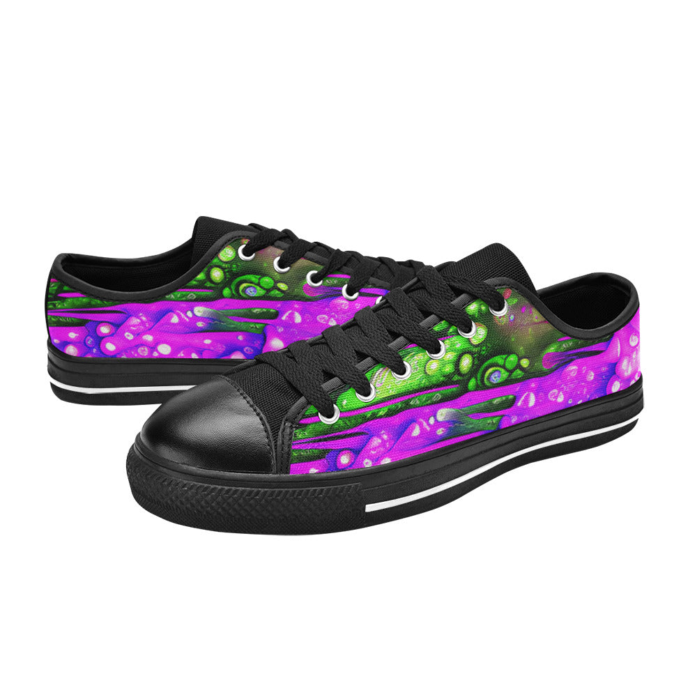 MEN'S Cc Acid Drip 6 Canvas Wallpaper Art Sneakers