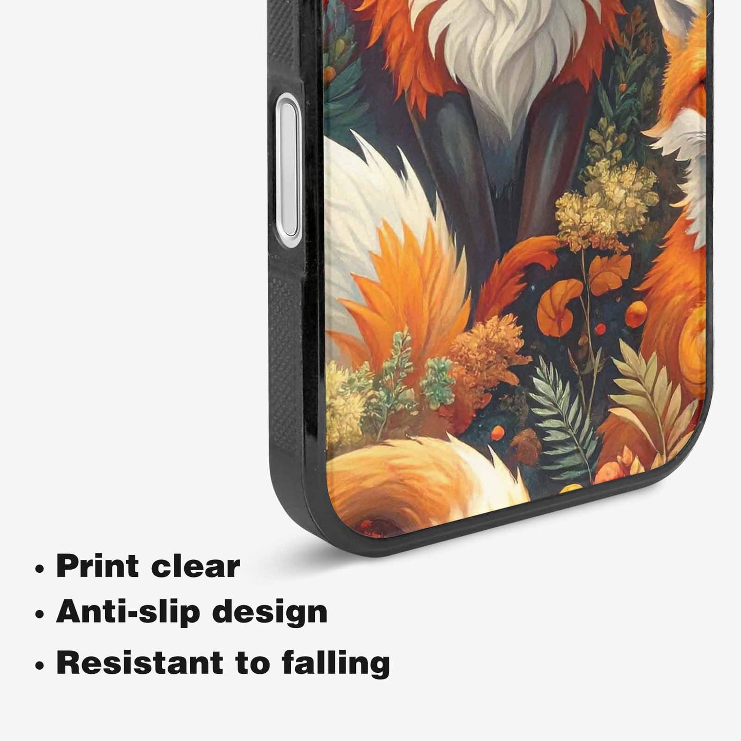 iPhone 16 Plus Case — Fox Forest Fox Forest Pattern Hundreds, Custom Designed Case Cover