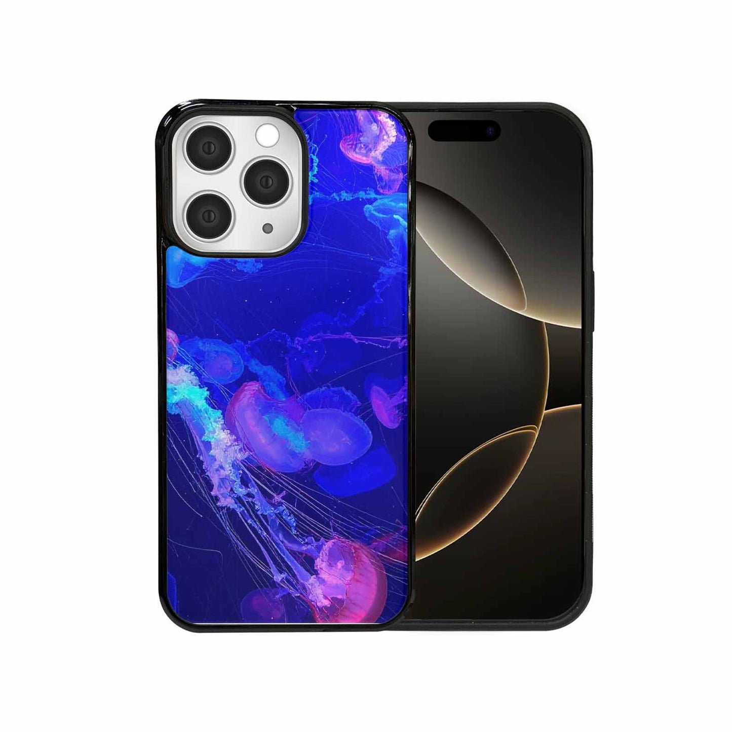 iPhone 15 Pro Max Case — Jellyfish Glow Jellyfish Glow Pattern Hundreds, Unique Phone Case Design