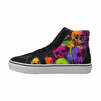 MEN'S Vibrant Camo 1000 S High Top Canvas Melting Art Custom Sneakers