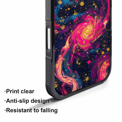 iPhone 17 Air Case — Leopard Print Galaxy Seamless Pattern Animal, Custom Designed Case Cover
