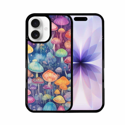 iPhone 17 Case — Mushrooms Tie Dyemushrooms Pat Tie Dye, Unique Phone Case Design