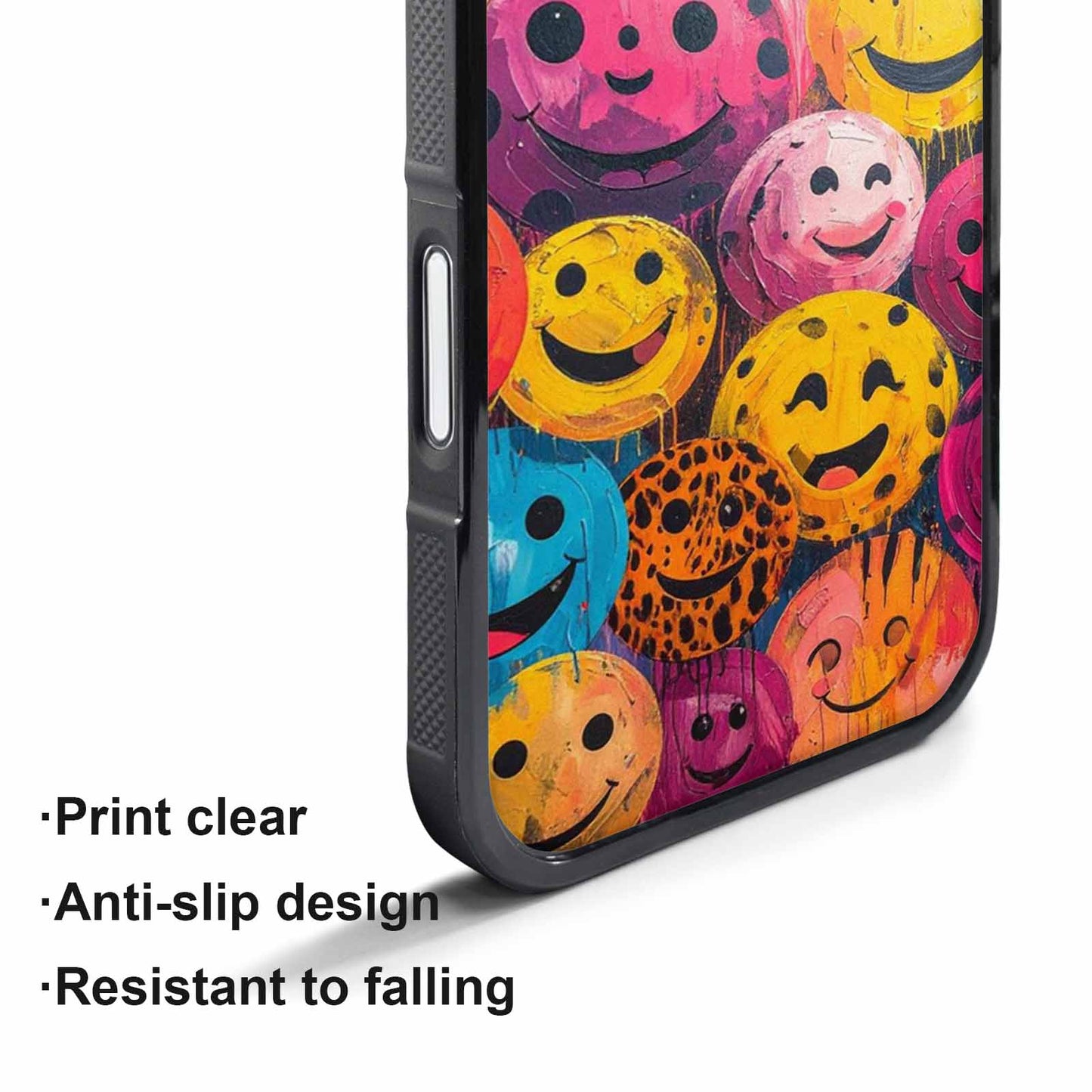 iPhone 17 Pro Case — Smiley Faces Animal Printsmile Animal Print, Custom Art Phone Cover
