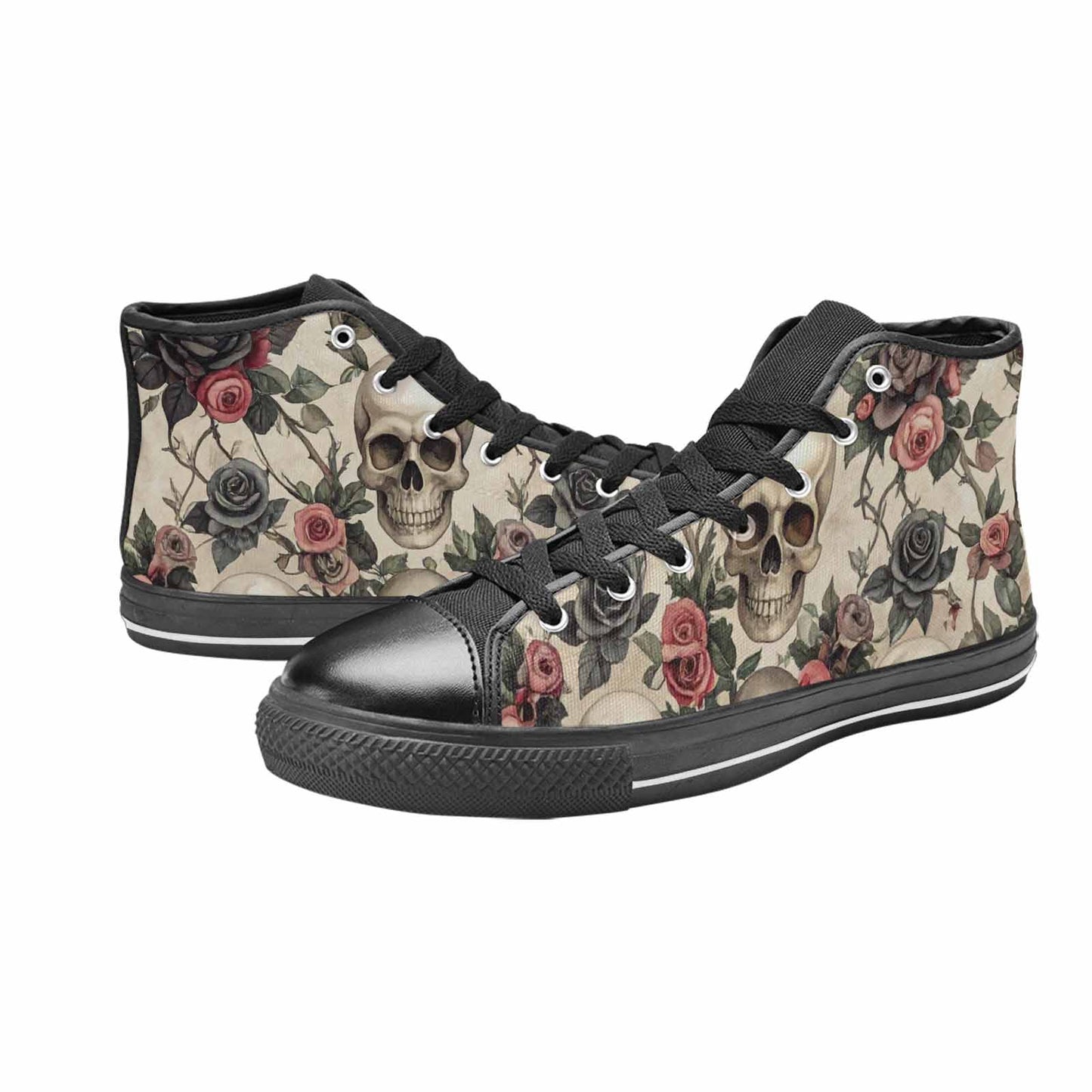 MEN'S Skulls - Roses High Top Canvas Dreamcore Shoes