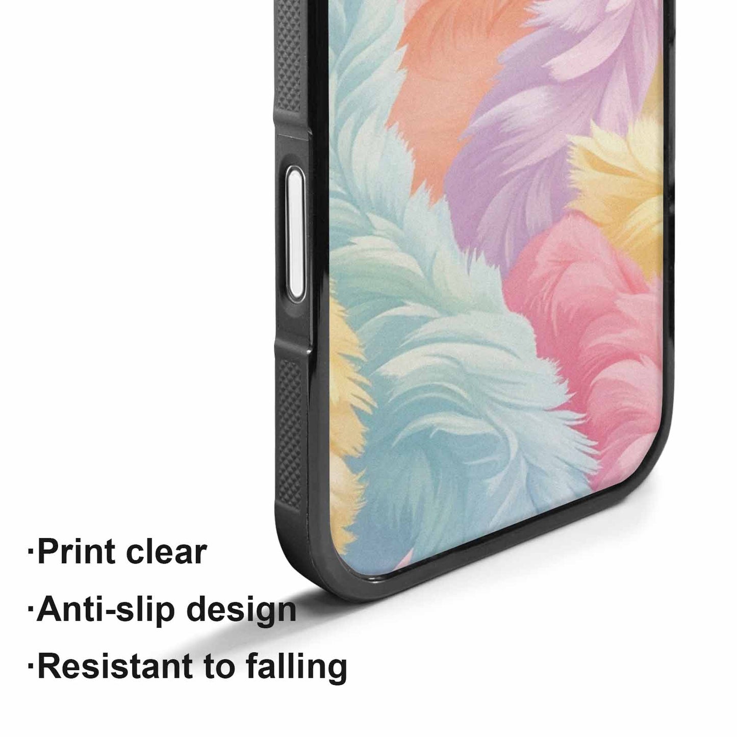 iPhone 17 Case — Zebra Pastel Rainbow Animal Print, Customized Protective Case