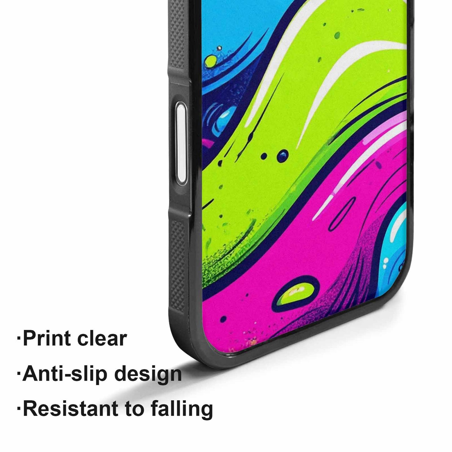 iPhone 17 Case — Acid Wash Cartoon Tie Dye, Original Design Phone Case