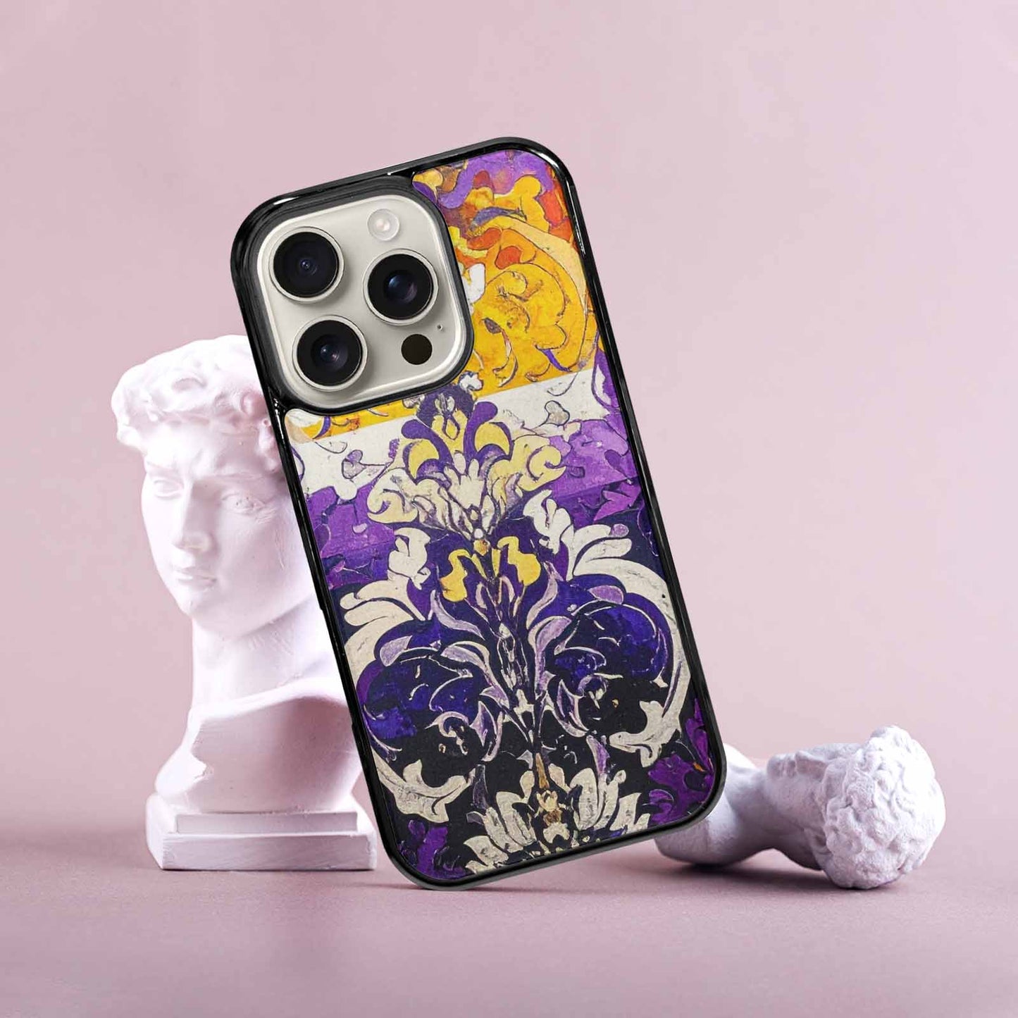 iPhone 16 Pro Case — Nonbinary Flag Color Theme Small Rainbow, Custom Art Phone Cover