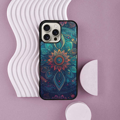 iPhone 16 Pro Max Case — Paisley Mandala, Custom Made Phone Cover