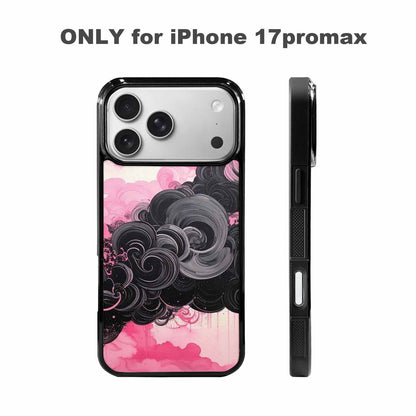 iPhone 17 Pro Max Case — Van Gogh Swirl Black Original Art, Customized Protective Case
