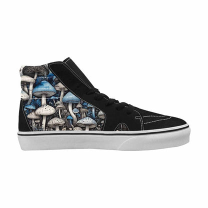 MEN'S Mushrooms (general) High Top Canvas Grunge Shoes