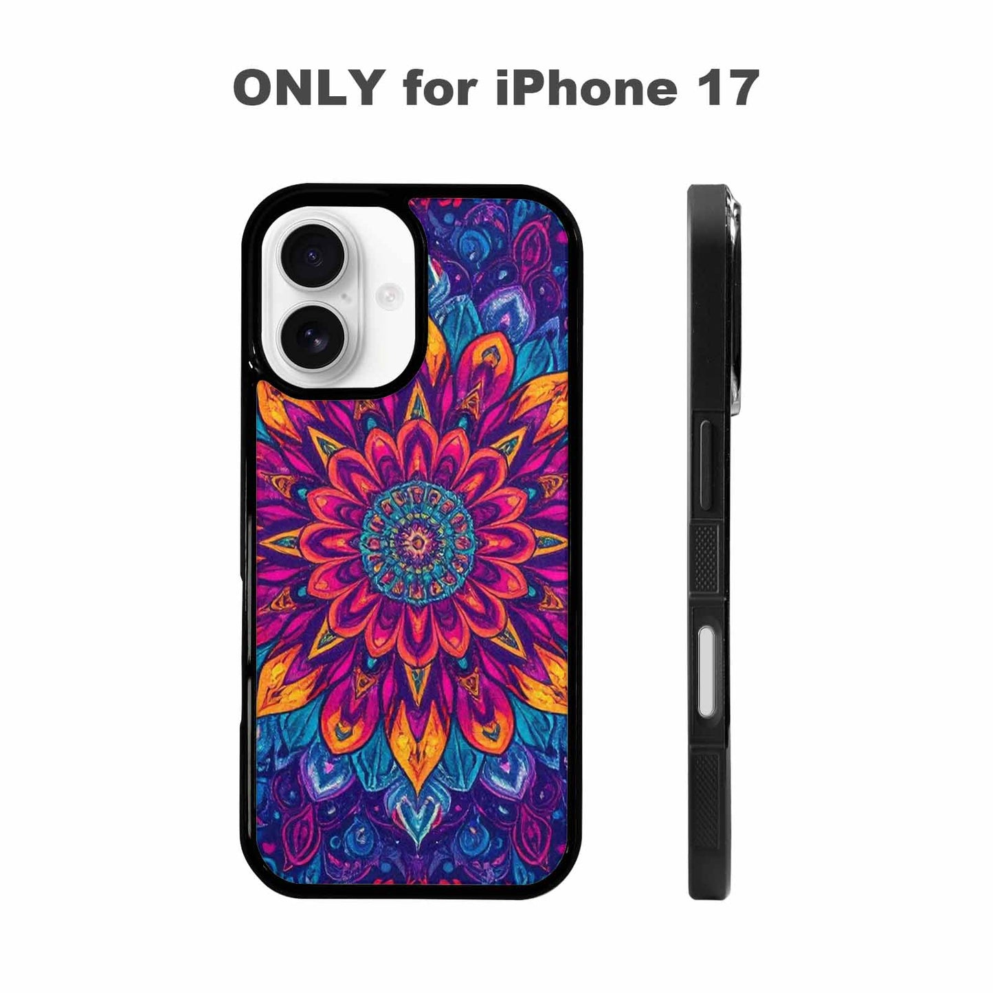 iPhone 17 Case — Tie Dye Mandala Art Tie Dye, Custom Print Case Cover