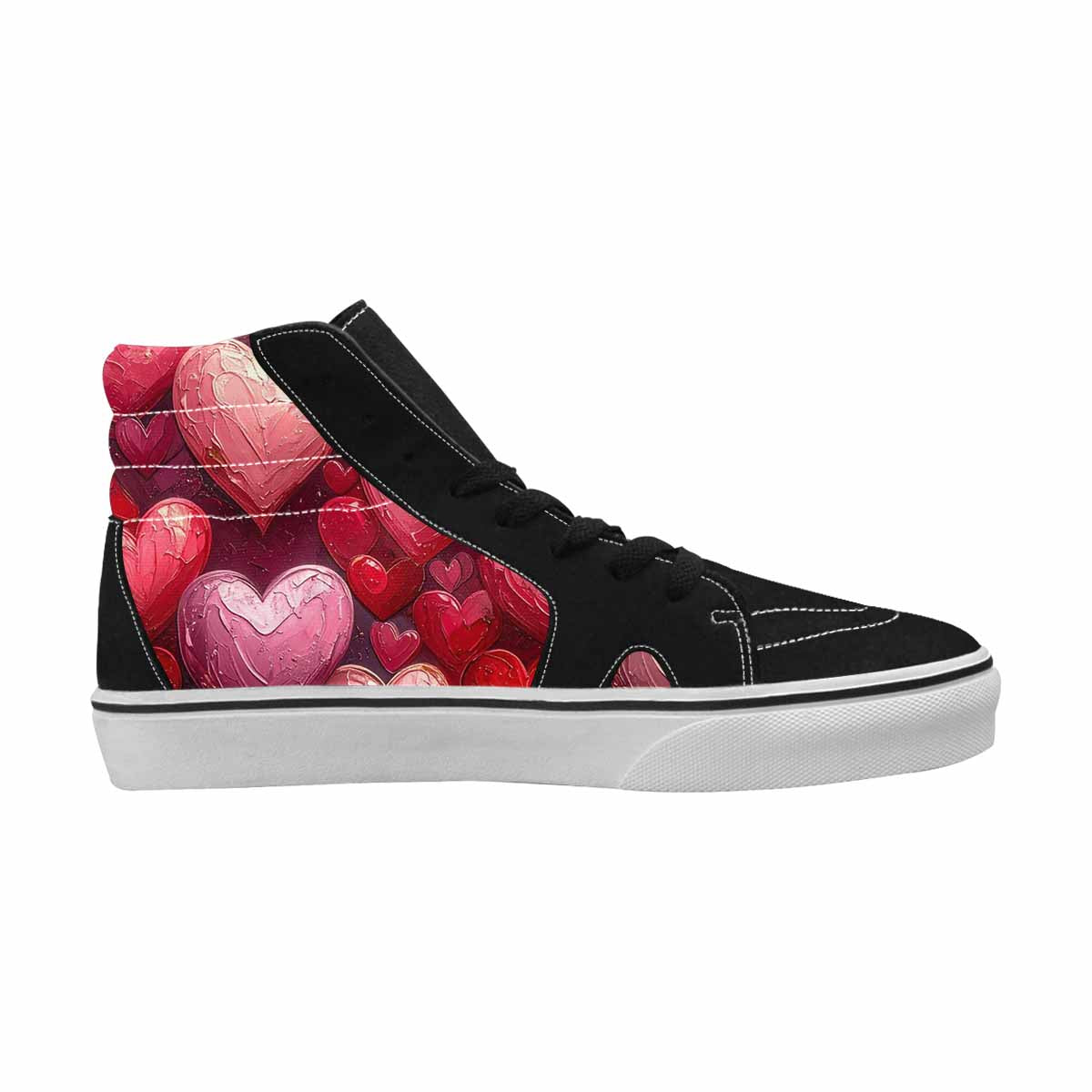 WOMEN'S No Words Or High Top Canvas Aesthetic Custom Sneakers