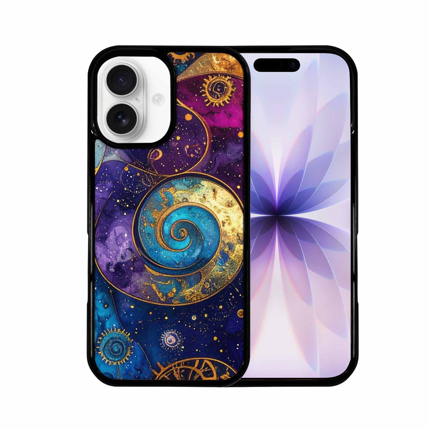 iPhone 17 Case — Steampunk Galaxy Art Seamless Galaxy Space, Custom Art Phone Cover