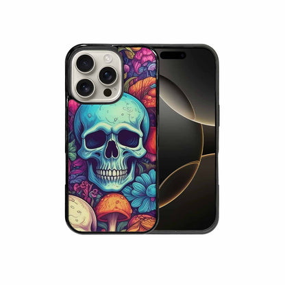 iPhone 16 Pro Case — Mushroom Skull Custom, Custom Print Case Cover
