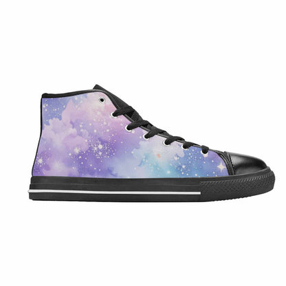 WOMEN'S Galaxy Art - High Top Canvas Surreal Shoes