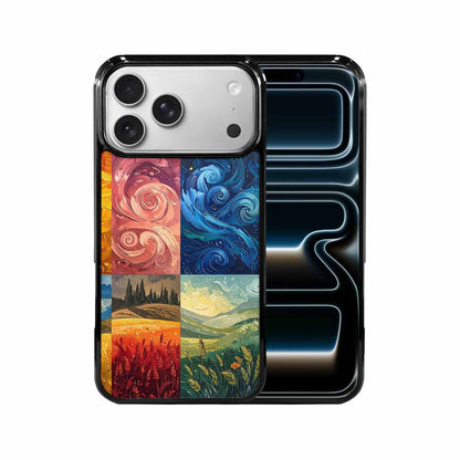 iPhone 17 Pro Max Case — Small Van Gogh Style Galaxy Space, Personalized Phone Case