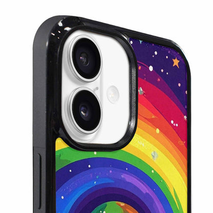 iPhone 17 Case — Rainbow Pride Galaxy Seamless Galaxy Space, Custom Art Phone Cover