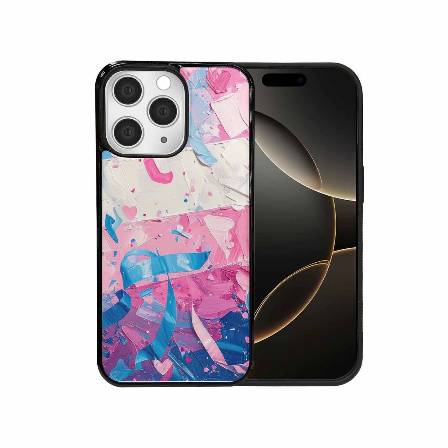 iPhone 15 Pro Max Case — Transgender Pride Flag Trans Pride Flag, Custom Designed Case Cover