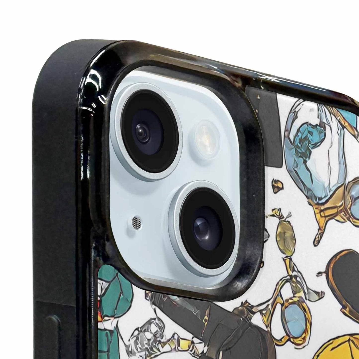 iPhone 15 Plus Case — Noir Spy Silhouette Pen Ink Noir, Custom Art Phone Cover