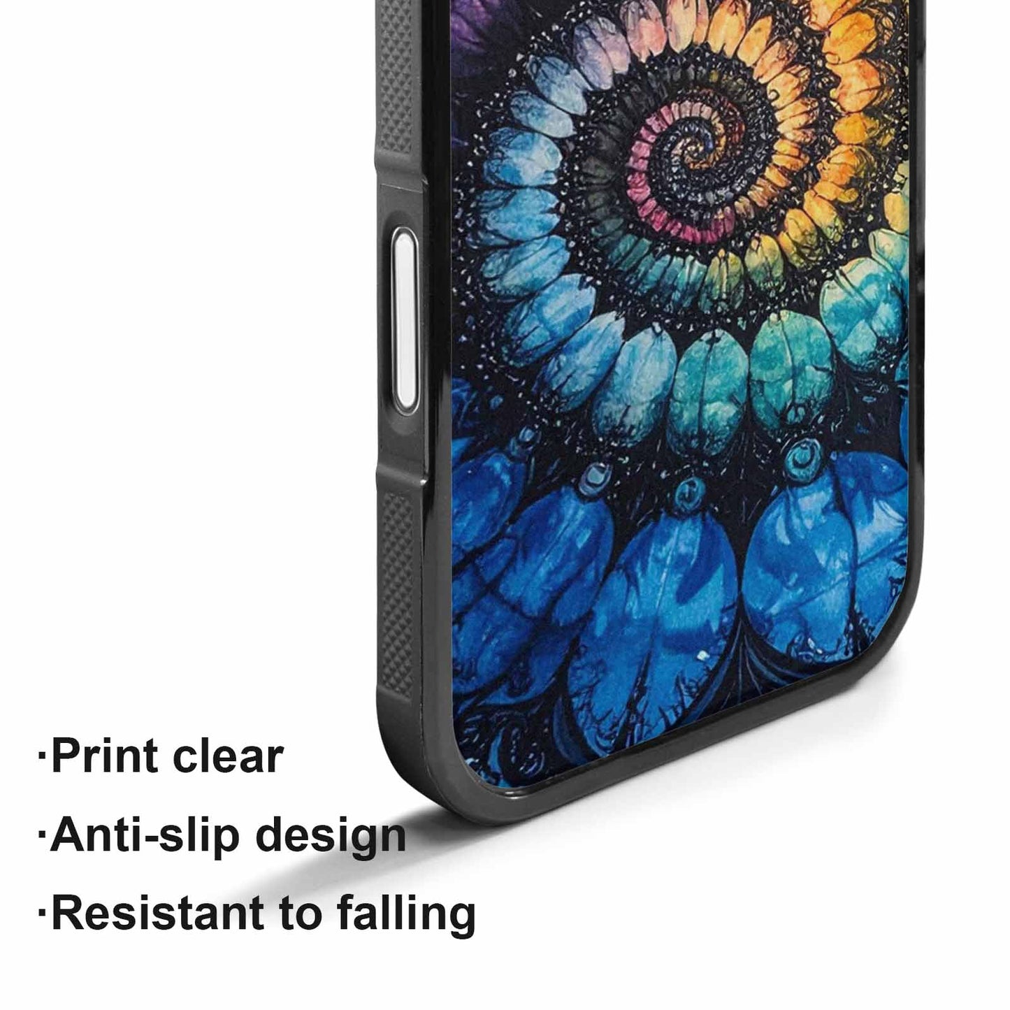 iPhone 17 Case — Tie Dye Swirls (black Tie Dye, Custom Print Case Cover
