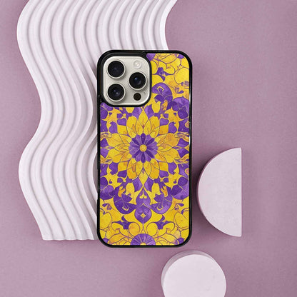 iPhone 16 Pro Max Case — Intersex Flag Color Theme Small Rainbow, Personalized Phone Case