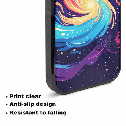 iPhone 15 Case — Love Wins Galaxy Seamless Pattern Vibrant, Custom Designed Case Cover