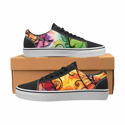 WOMEN'S Tie Lace-Up Canvas Aesthetic Custom Shoes