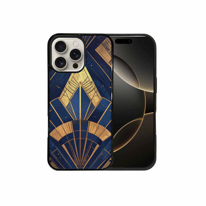 iPhone 16 Pro Max Case — Art Deco Illustration Pattern, Original Design Phone Case