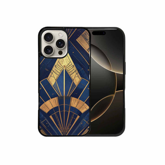 iPhone 16 Pro Max Case — Art Deco Illustration Pattern, Original Design Phone Case