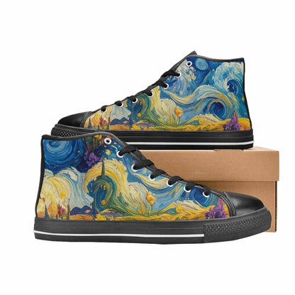 MEN'S Blend All Versions High Top Canvas Dark Academia Sneakers