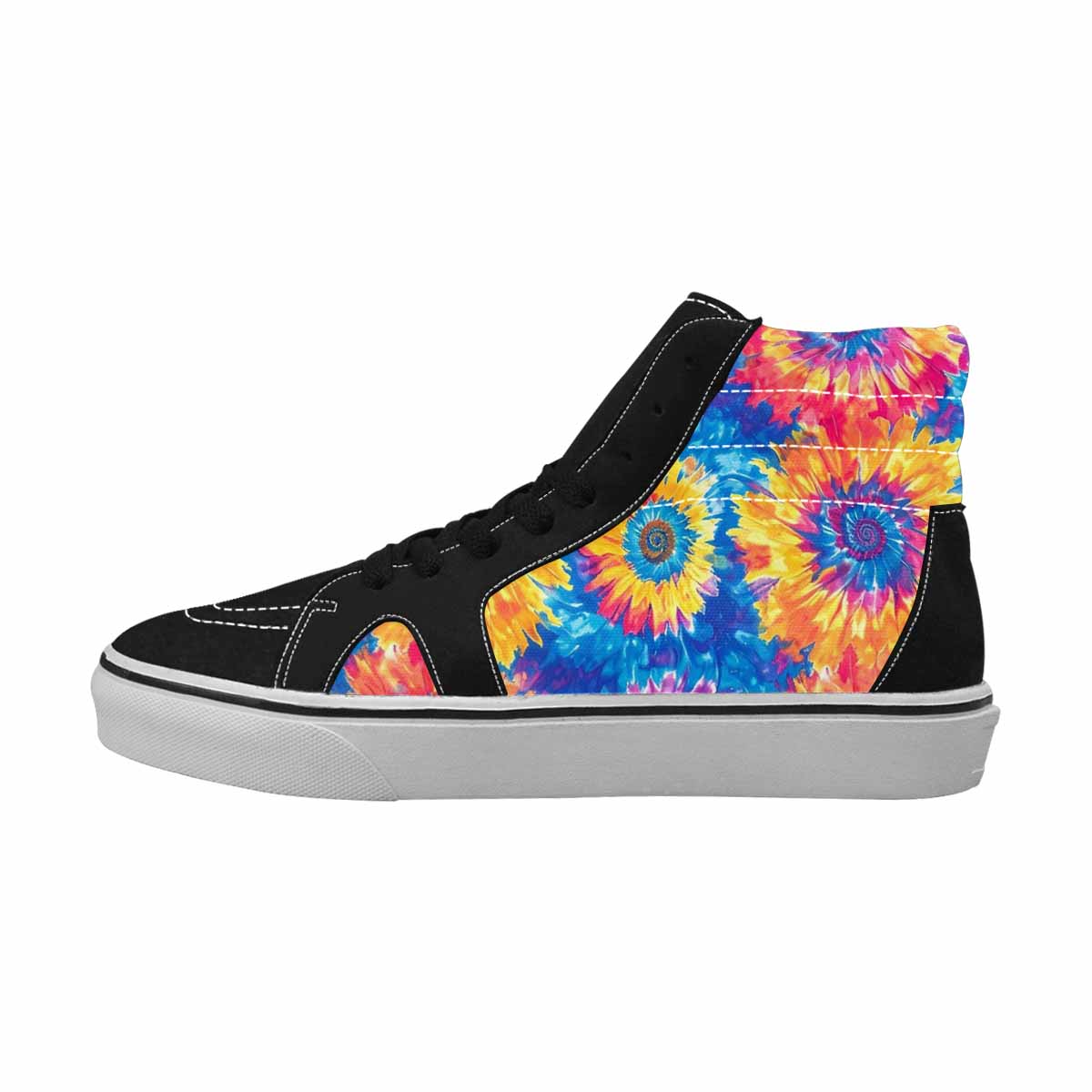 WOMEN'S Tie Dye Swirl High Top Canvas Dreamcore Sneakers