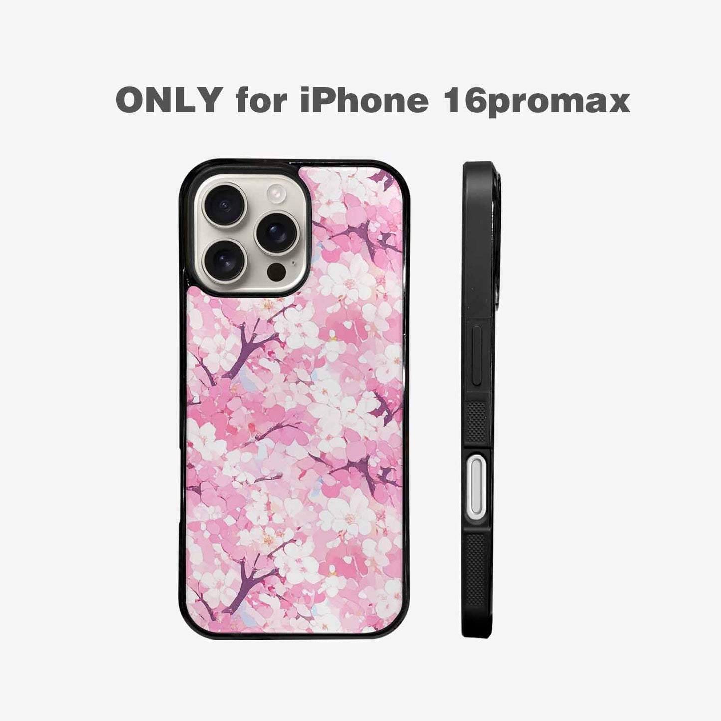 iPhone 16 Pro Max Case — Cherry Blossom Branch Cherry Blo Cfc, Customized Protective Case