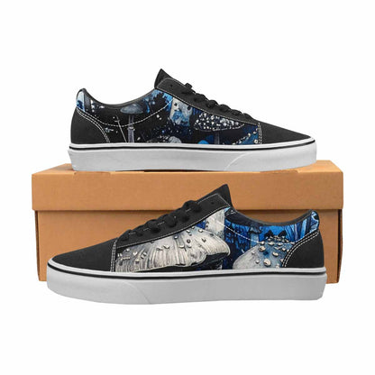 WOMEN'S Mushrooms (general) Lace-Up Canvas Neon Fantasy Shoes
