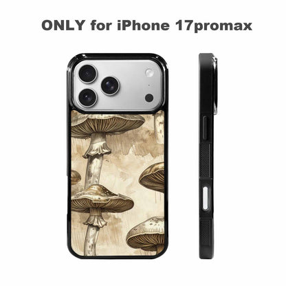 iPhone 17 Pro Max Case — Iridescent Storm Mushroom Original Art, Unique Phone Case Design