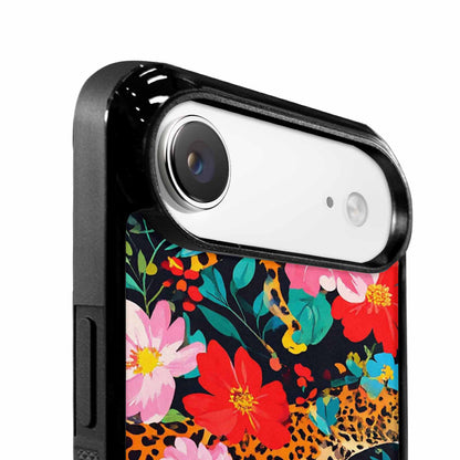 iPhone 17 Air Case — Leopard Print Floral Animal Print, Custom Printed Phone Case