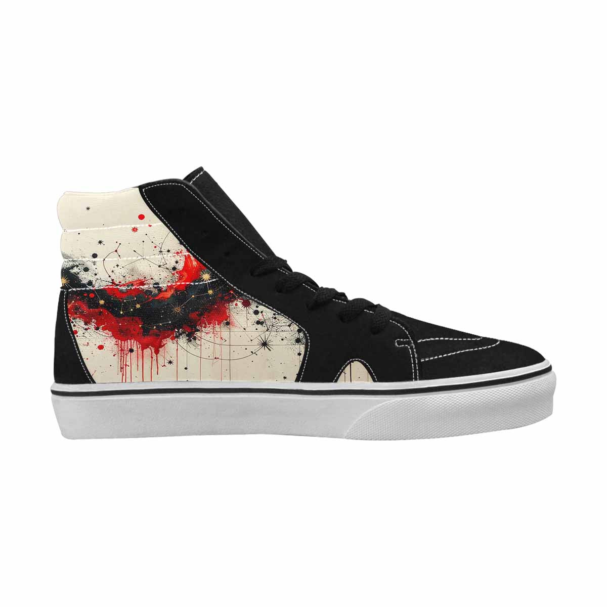 MEN'S Zodiac Constellation High Top Canvas Grunge Shoes