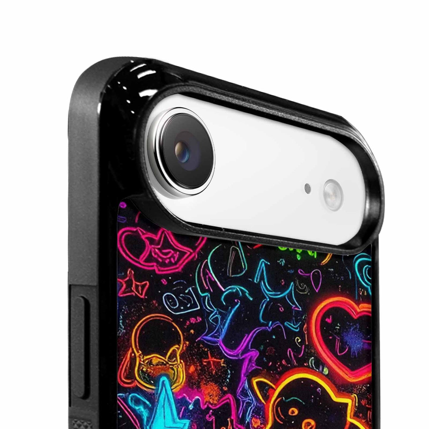 iPhone 17 Air Case — Neon Glow Sticker Icon Collage Original, Custom Made Phone Cover