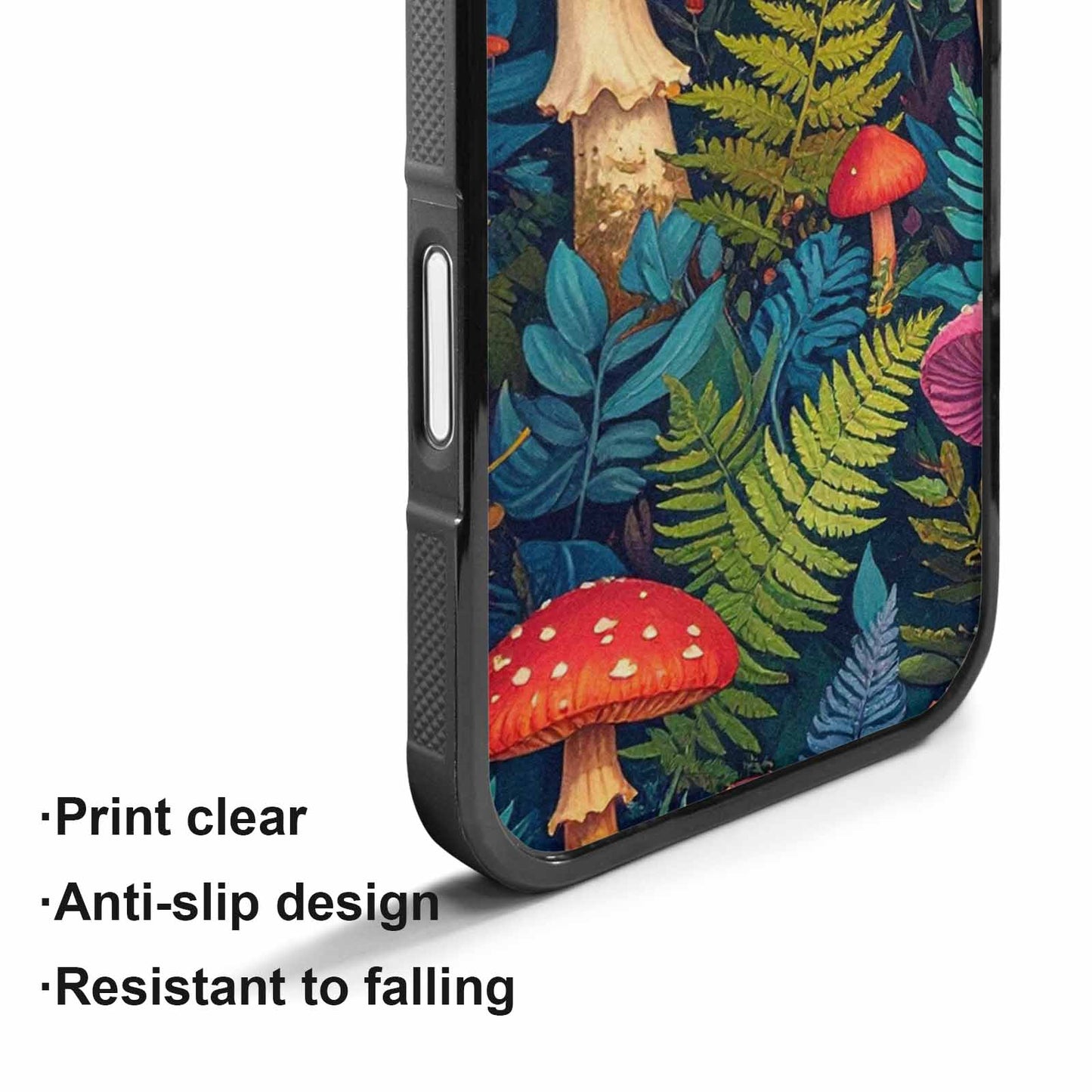 iPhone 17 Case — Mushrooms Botanicalmushrooms P Qh5 Floral, Custom Art Phone Cover