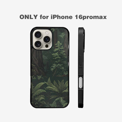 iPhone 16 Pro Max Case — Seamless Pattern Ancient Redwood Forest Giant, Personalized Phone Case