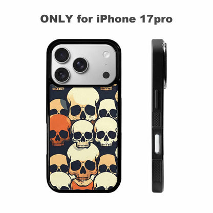iPhone 17 Pro Case — Skull Dark Art Gothic Print Gothic, Custom Phone Case
