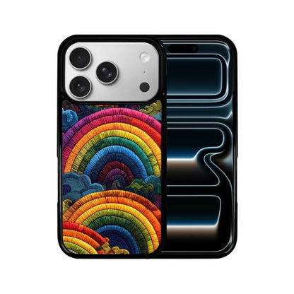 iPhone 17 Pro Case — Vivid Camo Rainbow Arc Camo, Custom Printed Phone Case