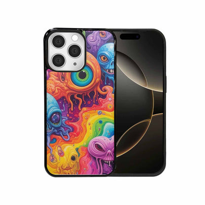iPhone 15 Pro Max Case — Aliens Tie Dyemelting Aliens P, Custom Designed Case Cover
