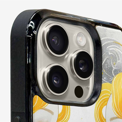 iPhone 16 Pro Case — Gemini Twins Zodiac Pattern Seamless Repeat, Unique Phone Case Design