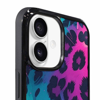 iPhone 17 Case — Leopard Melting Neon Animal Print, Custom Made Phone Cover